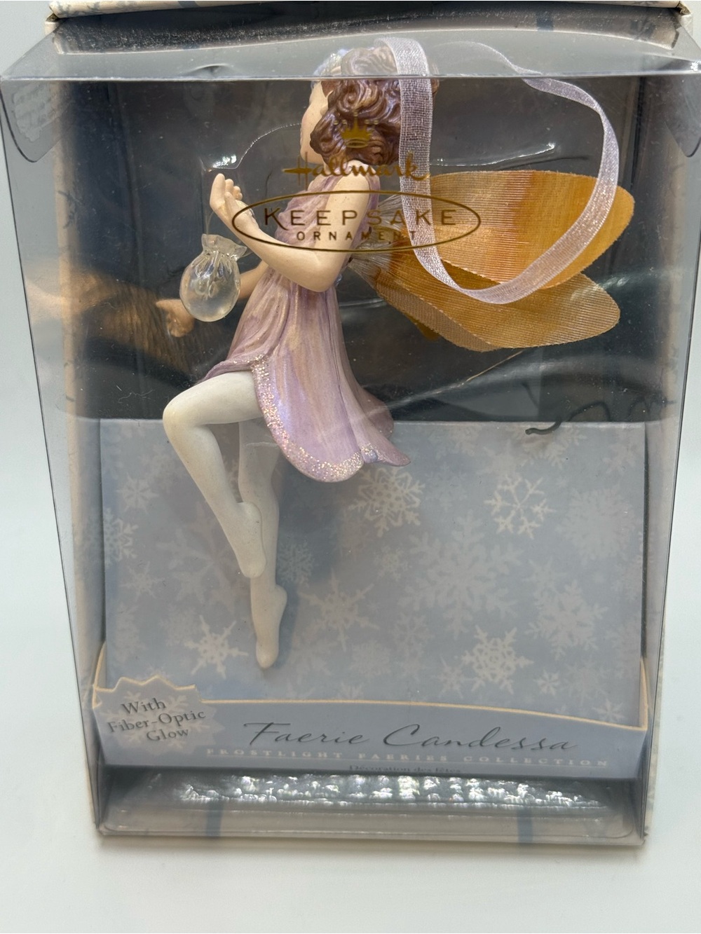 Hallmark 2001 Frostlight Fairies Collection Christmas Ornament Faerie Brilliana